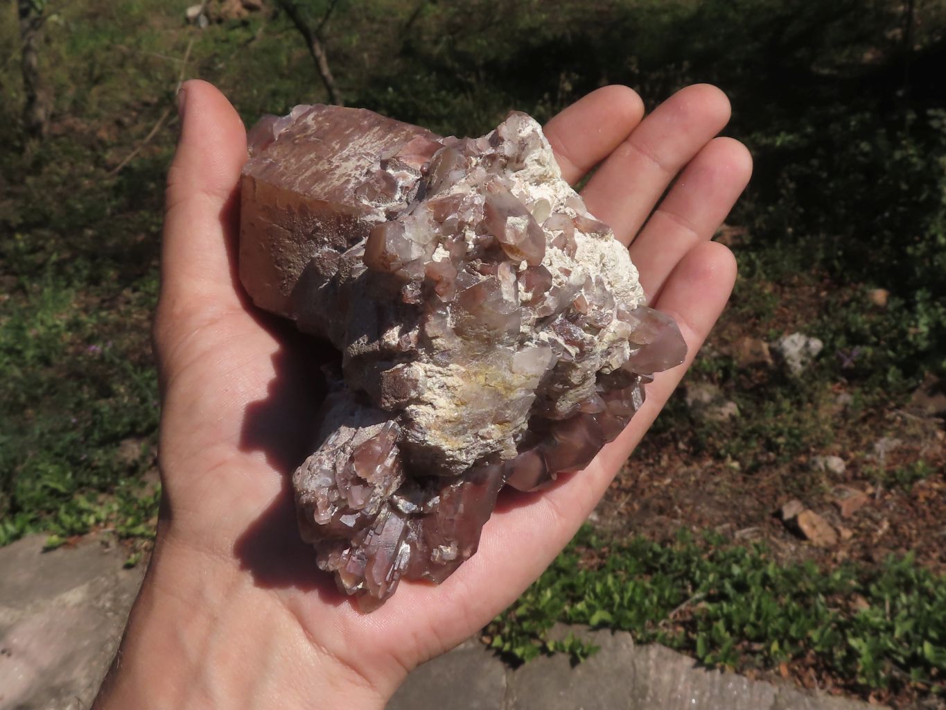 Natural Red Hematoid Phantom Quartz Clusters  x 4 From Karoi, Zimbabwe - TopRock