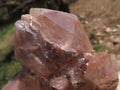 Natural Red Hematoid Phantom Quartz Clusters  x 4 From Karoi, Zimbabwe - TopRock