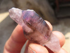 Natural Window Amethyst Crystals  x 12 From Chiredzi, Zimbabwe - Toprock Gemstones and Minerals 