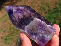 Polished  Chevron Amethyst Quartz Crystals  x 3 From Zambia - TopRock