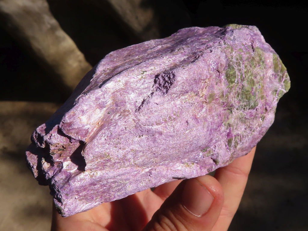 Natural Rough Stichtite & Serpentine Specimens x 6 From Barberton, South Africa - Toprock Gemstones and Minerals 