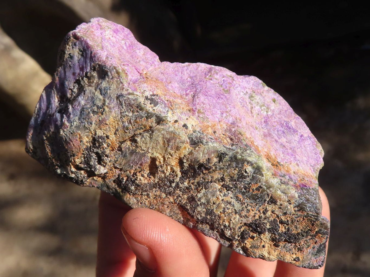 Natural Rough Stichtite & Serpentine Specimens x 6 From Barberton, South Africa - Toprock Gemstones and Minerals 