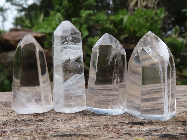 Polished Mini Optic Quartz Crystal Points x 63 From Madagascar - TopRock
