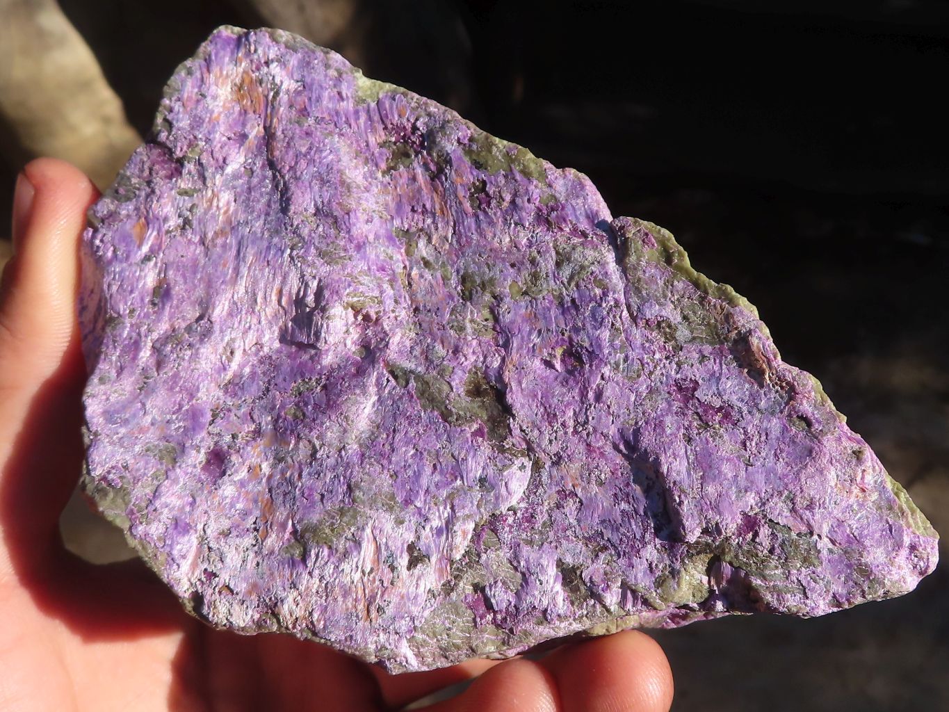 Natural Rough Stichtite & Serpentine Specimens x 6 From Barberton, South Africa - Toprock Gemstones and Minerals 