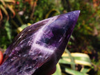 Polished  Chevron Amethyst Quartz Crystals  x 3 From Zambia - TopRock