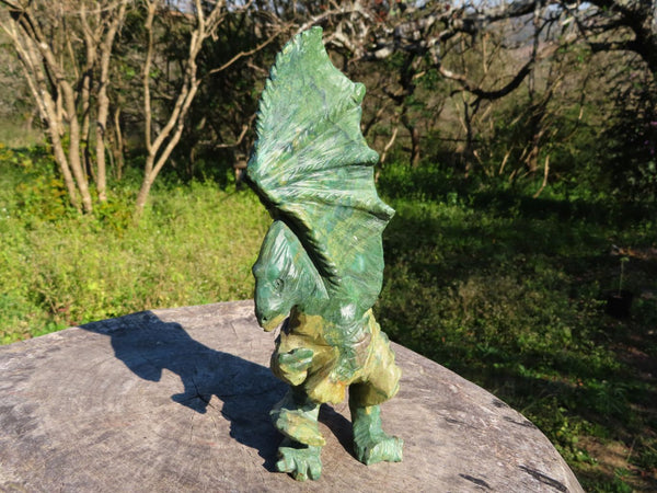 Polished NEW Unique Dragon Carving x 1 From Zimbabwe - TopRock