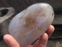 Polished Dendritic Agate Standing Free Forms  x 4 From Moralambo, Madagascar