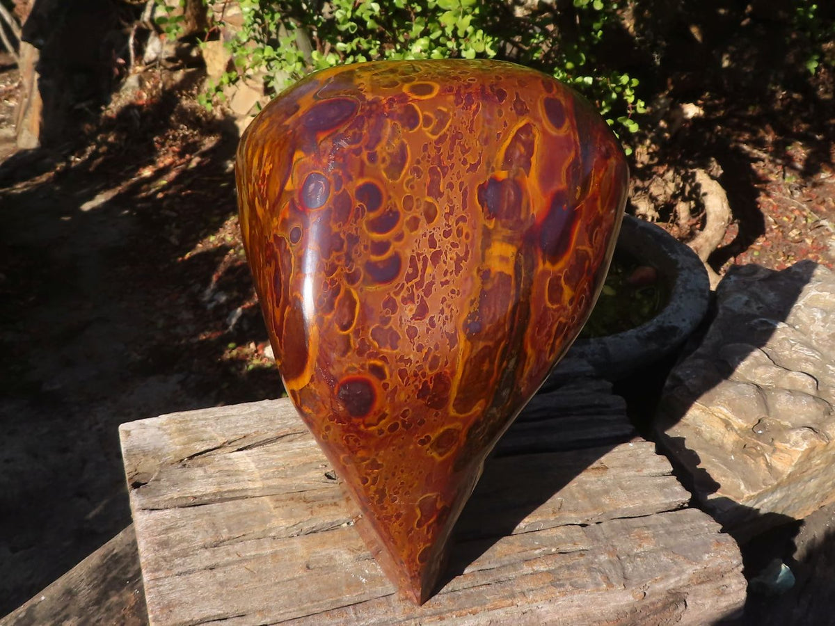 Polished Large Golden Tigers Eye Display Piece x 1 From Prieska,  South Africa - Toprock Gemstones and Minerals 