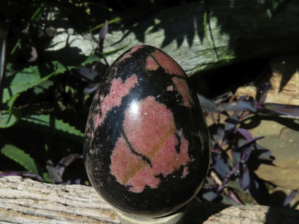 Polished Rhodonite Eggs x 4 From Madagascar - TopRock