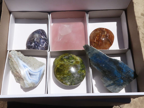 Polished Mixed Selection Of Retail Items  x 6 From Southern Africa - TopRock