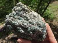 Natural Large Green Emerald In Mica & Quartz Schist Specimens x 2 From Sandawana, Zimbabwe - TopRock
