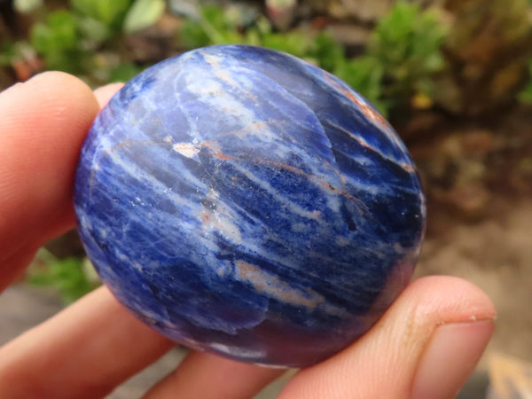 Polished Deep Blue Sodalite Free Forms  x 10 From Namibia