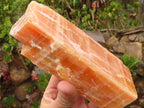 Natural New Sunset Orange Calcite Specimens  x 4 From Spitzkop, Namibia - Toprock Gemstones and Minerals 