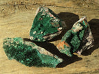 Natural Micro Botryoidal Crystalline Malachite Specimens  x 6 From Congo - Toprock Gemstones and Minerals 