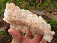 Natural Mixed Brandberg Quartz Matrix Specimens x 3 From Brandberg, Namibia - Toprock Gemstones and Minerals 