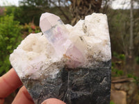 Natural Mixed Brandberg Quartz Matrix Specimens x 3 From Brandberg, Namibia - Toprock Gemstones and Minerals 