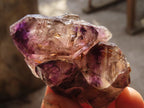 Natural Window Amethyst Crystals  x 12 From Chiredzi, Zimbabwe - Toprock Gemstones and Minerals 