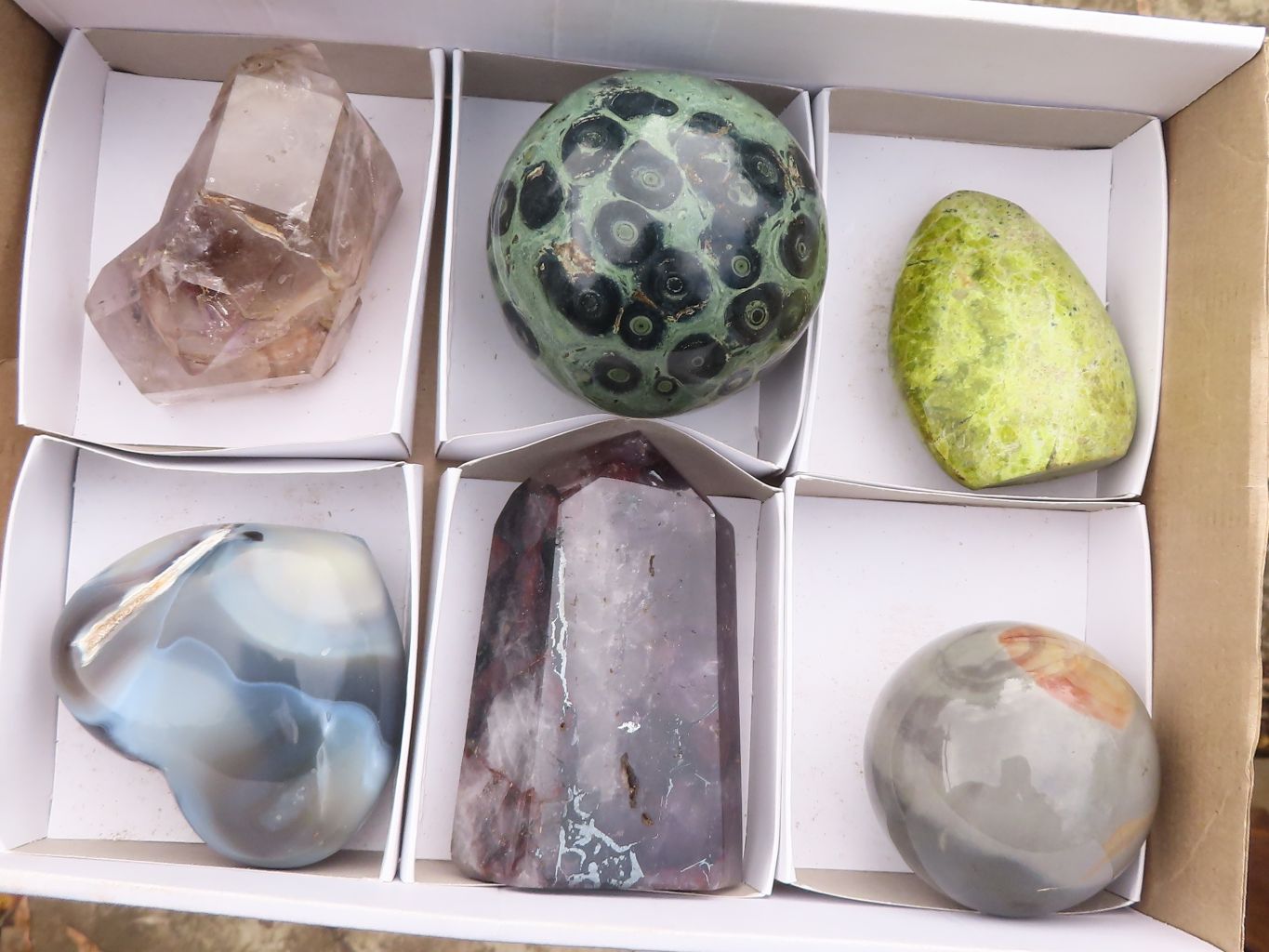 Polished Stunning Selection Of Retail Items  x 6 From Madagascar - Toprock Gemstones and Minerals 