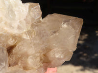 Natural Cascading Smokey Quartz Clusters x 3 From Luena, Congo - Toprock Gemstones and Minerals 