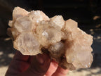 Natural Cascading Smokey Quartz Clusters x 3 From Luena, Congo - Toprock Gemstones and Minerals 