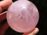 Polished  Star Rose Quartz Spheres x 4 From Ambatondrazaka, Madagascar - TopRock