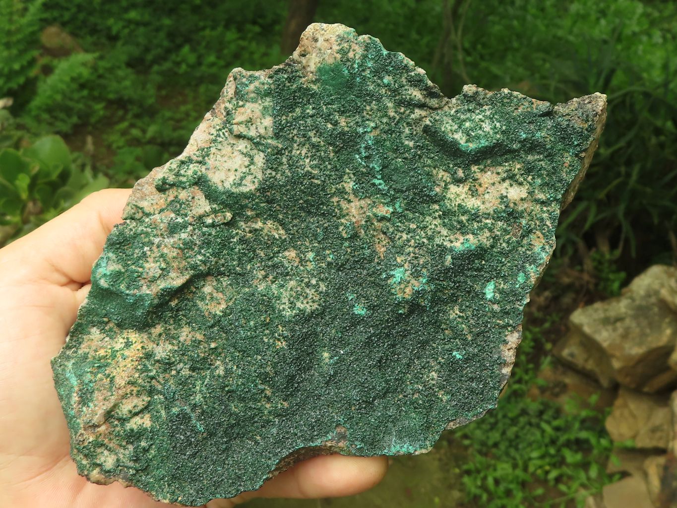 Natural Crystalline Malachite Specimens  x 2 From Congo - TopRock