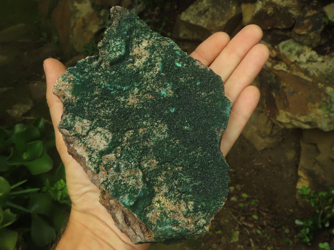 Natural Crystalline Malachite Specimens  x 2 From Congo - TopRock