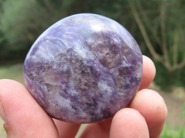 Polished Lepidolite With Pink Rubellite Gallets x 24 From Madagascar - TopRock