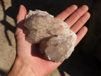Natural Cascading Smokey Quartz Clusters x 3 From Luena, Congo - Toprock Gemstones and Minerals 