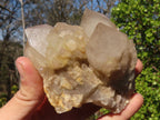 Natural Cascading Smokey Quartz Clusters x 3 From Luena, Congo - Toprock Gemstones and Minerals 