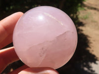 Polished  Star Rose Quartz Spheres x 4 From Ambatondrazaka, Madagascar - TopRock