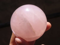 Polished  Star Rose Quartz Spheres x 4 From Ambatondrazaka, Madagascar - TopRock
