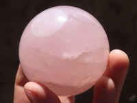 Polished  Star Rose Quartz Spheres x 4 From Ambatondrazaka, Madagascar - TopRock