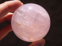 Polished  Star Rose Quartz Spheres x 4 From Ambatondrazaka, Madagascar - TopRock