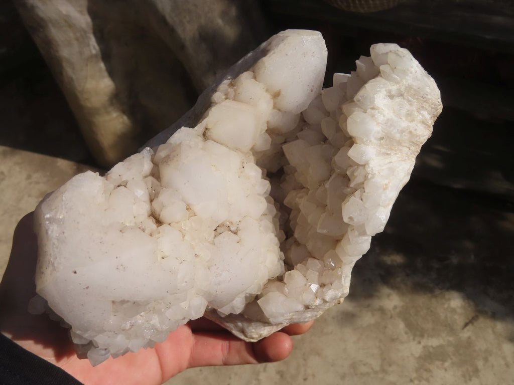 Natural Castle Quartz Cluster x 1 From Ivato, Madagascar - Toprock Gemstones and Minerals 