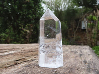 Polished Optic Wispy Smokey Phantom Quartz Points  x 12 From Madagascar - TopRock