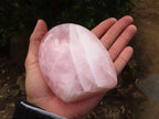 Polished Gemmy Pink Rose Quartz Standing Free Forms x 2 From Madagascar - Toprock Gemstones and Minerals 