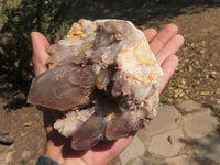 Polished Red Hematoid Phantom Quartz Specimens With Polished Terminations  x 3 From Karoi, Zimbabwe - TopRock