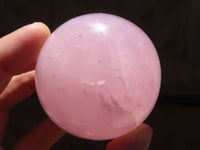 Polished  Star Rose Quartz Spheres x 4 From Ambatondrazaka, Madagascar - TopRock