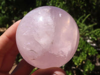 Polished  Star Rose Quartz Spheres x 4 From Ambatondrazaka, Madagascar - TopRock
