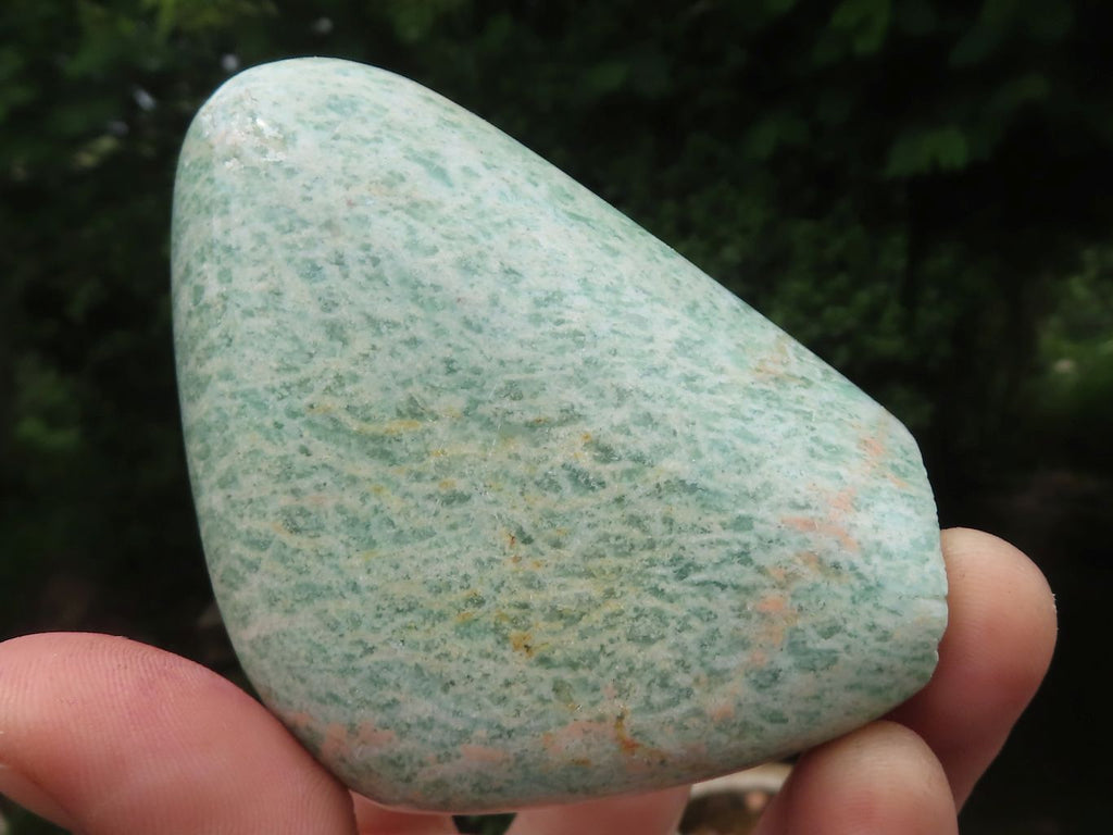 Polished Blue Kobi Amazonite Standing Free Forms  x 5 From Zimbabwe - TopRock