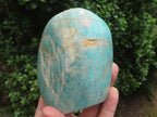 Polished Blue Kobi Amazonite Standing Free Forms  x 5 From Zimbabwe - TopRock