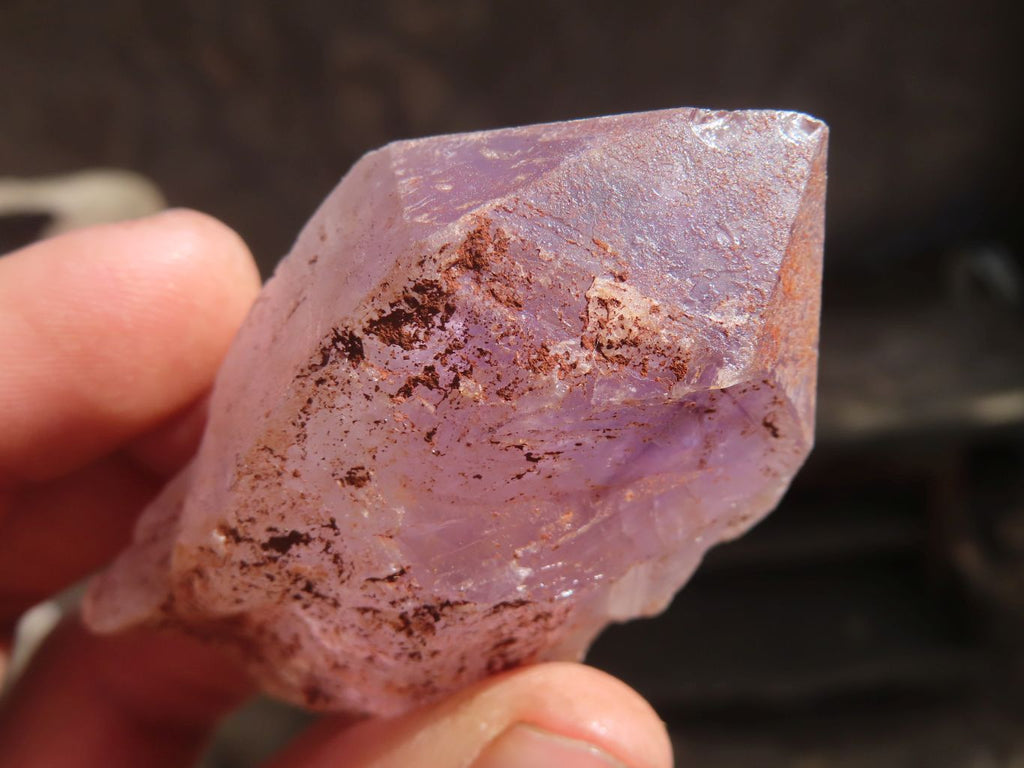 Natural Jacaranda Amethyst Crystals x 12 From Mumbwa, Zambia - Toprock Gemstones and Minerals 