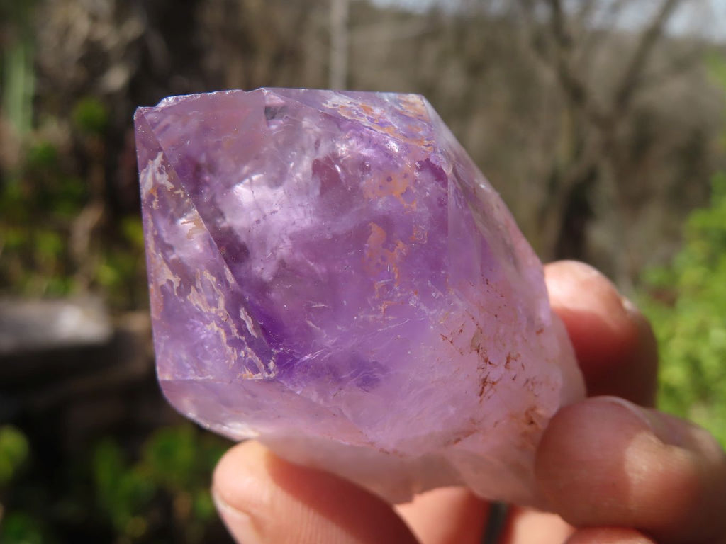 Natural Jacaranda Amethyst Crystals x 12 From Mumbwa, Zambia - Toprock Gemstones and Minerals 