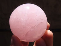 Polished  Star Rose Quartz Spheres x 4 From Ambatondrazaka, Madagascar - TopRock
