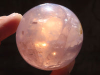 Polished  Star Rose Quartz Spheres x 4 From Ambatondrazaka, Madagascar - TopRock