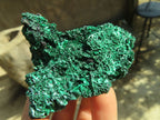 Natural Chatoyant Silky Malachite Specimens  x 12 From Kasompe, Congo - Toprock Gemstones and Minerals 