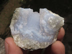 Natural Blue Lace Agate Geode Specimens  x 15 From Malawi - TopRock
