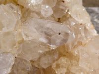 Natural Limonite Tinted Clear Quartz Crystal Vug Specimens  x 3 From Solwezi, Zambia - TopRock