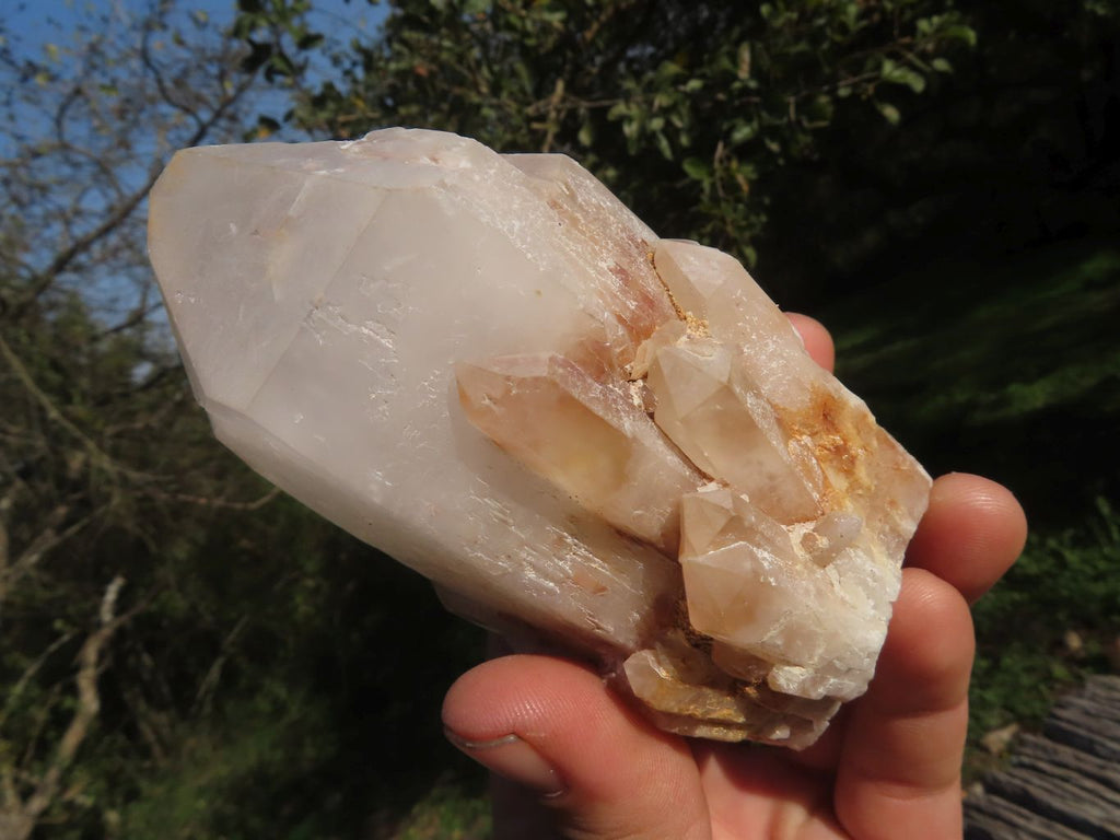 Natural Selected Intact Quartz Clusters x 4 From Madagascar - TopRock